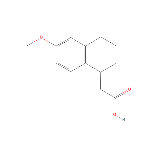 2-(6-methoxy-1,2,3,4-tetrahydronaphthalen-1-yl)acetic acid (CAS: 68254-80-8) - Related Chemical Product