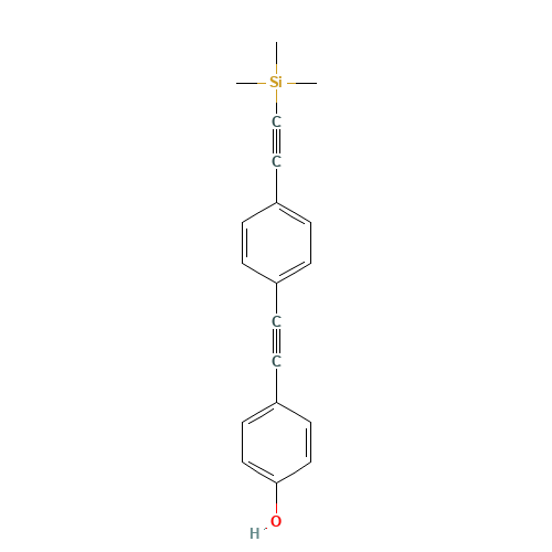 4-[2-[4-(2-trimethylsilylethynyl)phenyl]ethynyl]phenol (CAS: 910467-75-3) - Related Chemical Product