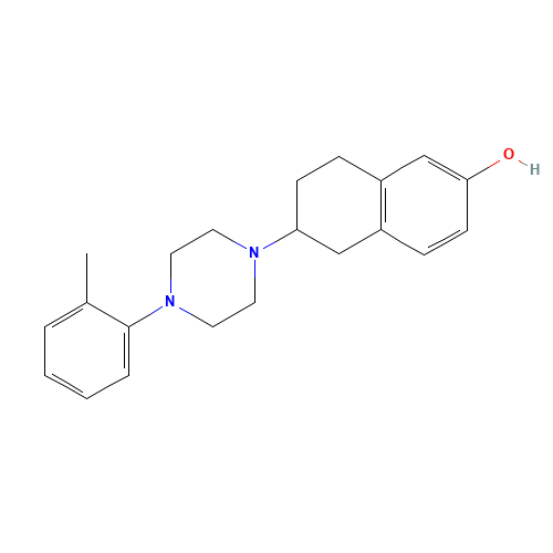 6-[4-(2-methylphenyl)piperazin-1-yl]-5,6,7,8-tetrahydronaphthalen-2-ol (CAS: 70312-00-4) - Related Chemical Product