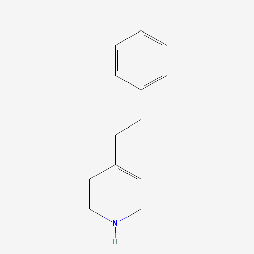 4-(2-phenylethyl)-1,2,3,6-tetrahydropyridine (CAS: 38032-20-1) - Chemical Structure and Molecular Formula 