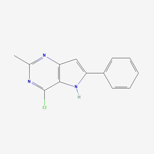 4-chloro-2-methyl-6-phenyl-5H-pyrrolo[3,2-d]pyrimidine (CAS: 52617-71-7) - Related Chemical Product