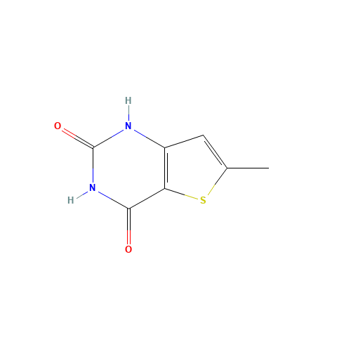 6-methyl-1H-thieno[3,2-d]pyrimidine-2,4-dione (CAS: 35265-80-6) - Chemical Structure and Molecular Formula 