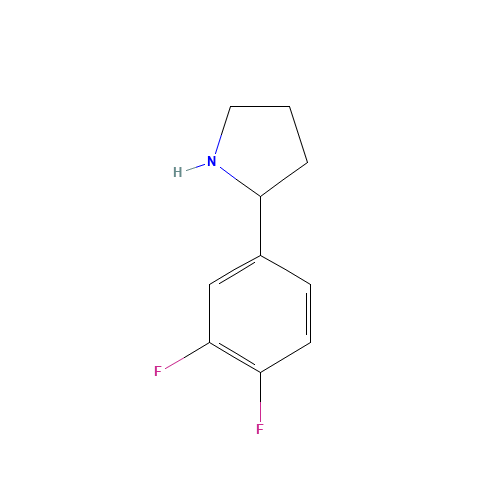 2-(3,4-difluorophenyl)pyrrolidine (CAS: 298690-75-2) - Related Chemical Product
