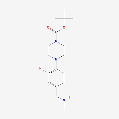 tert-butyl 4-[2-fluoro-4-(methylaminomethyl)phenyl]piperazine-1-carboxylate (CAS: 1364468-78-9) - Related Chemical Product