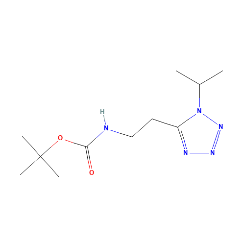 tert-butyl N-[2-(1-propan-2-yltetrazol-5-yl)ethyl]carbamate (CAS: 1244059-02-6) - Related Chemical Product