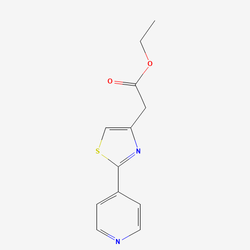 ethyl 2-(2-pyridin-4-yl-1,3-thiazol-4-yl)acetate (CAS: 80653-68-5) - Related Chemical Product
