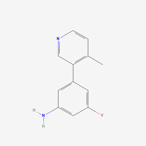 3-fluoro-5-(4-methylpyridin-3-yl)aniline (CAS: 791644-60-5) - Related Chemical Product