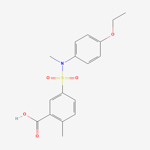5-[(4-ethoxyphenyl)-methylsulfamoyl]-2-methylbenzoic acid (CAS: 379254-80-5) - Related Chemical Product