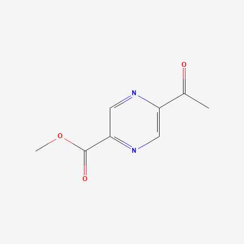methyl 5-acetylpyrazine-2-carboxylate (CAS: 1262803-61-1) - Chemical Structure and Molecular Formula 