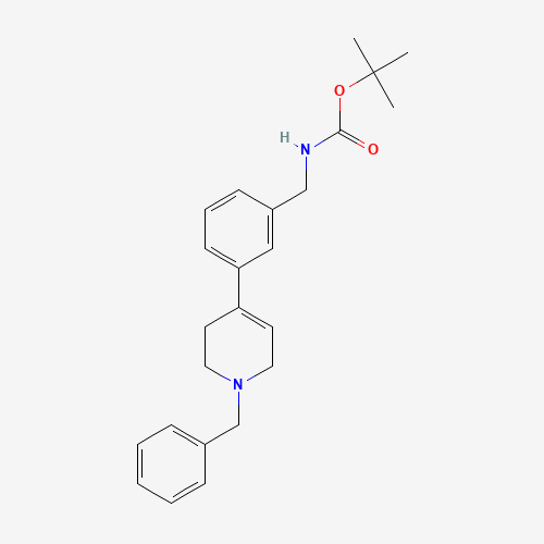 tert-butyl N-[[3-(1-benzyl-3,6-dihydro-2H-pyridin-4-yl)phenyl]methyl]carbamate (CAS: 864069-13-6) - Related Chemical Product