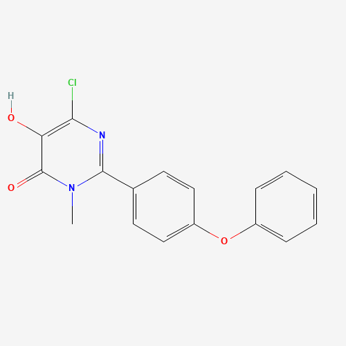 6-chloro-5-hydroxy-3-methyl-2-(4-phenoxyphenyl)pyrimidin-4-one (CAS: 1333240-07-5) - Related Chemical Product