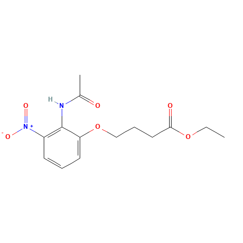 ethyl 4-(2-acetamido-3-nitrophenoxy)butanoate (CAS: 808742-98-5) - Related Chemical Product