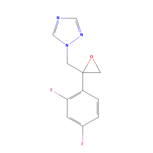 1-[[2-(2,4-difluorophenyl)oxiran-2-yl]methyl]-1,2,4-triazole (CAS: 86386-76-7) - Related Chemical Product