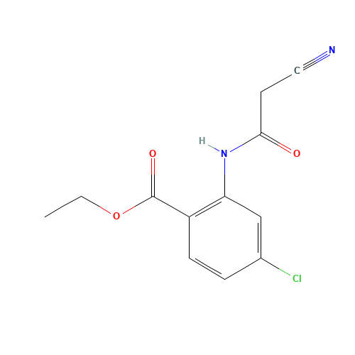 ethyl 4-chloro-2-[(2-cyanoacetyl)amino]benzoate (CAS: 139422-21-2) - Related Chemical Product