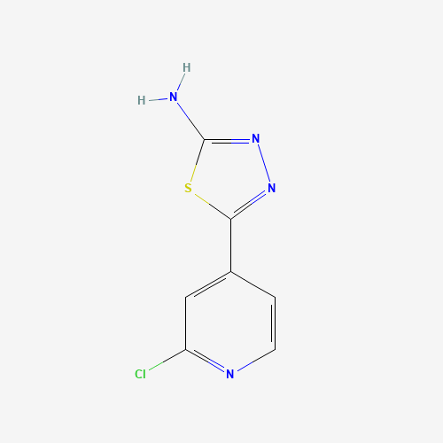 5-(2-chloropyridin-4-yl)-1,3,4-thiadiazol-2-amine (CAS: 474327-26-9) - Related Chemical Product