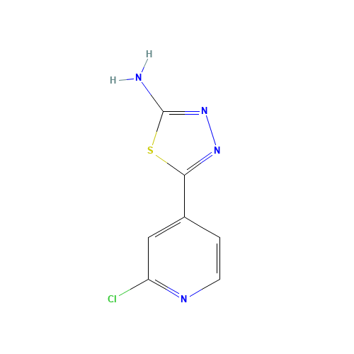5-(2-chloropyridin-4-yl)-1,3,4-thiadiazol-2-amine (CAS: 474327-26-9) - Related Chemical Product
