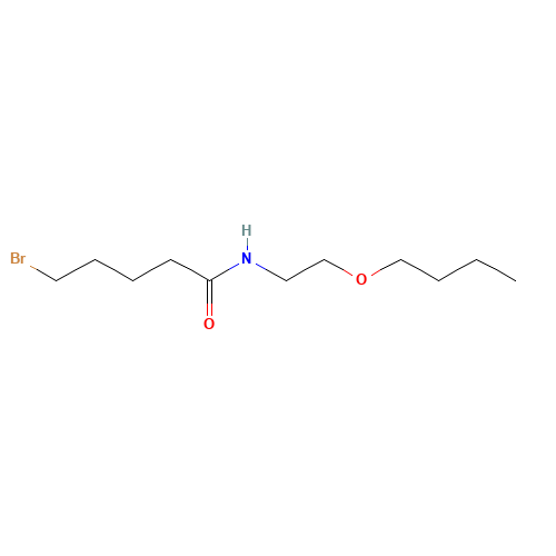 5-bromo-N-(2-butoxyethyl)pentanamide (CAS: 162688-33-7) - Related Chemical Product