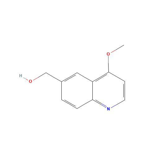 (4-methoxyquinolin-6-yl)methanol (CAS: 1355583-32-2) - Chemical Structure and Molecular Formula 