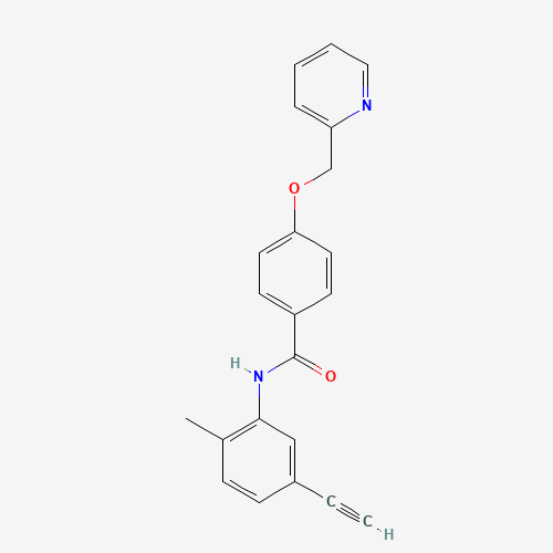 N-(5-ethynyl-2-methylphenyl)-4-(pyridin-2-ylmethoxy)benzamide (CAS: 1126367-56-3) - Related Chemical Product