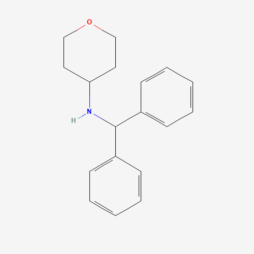 N-benzhydryloxan-4-amine (CAS: 625126-73-0) - Chemical Structure and Molecular Formula 