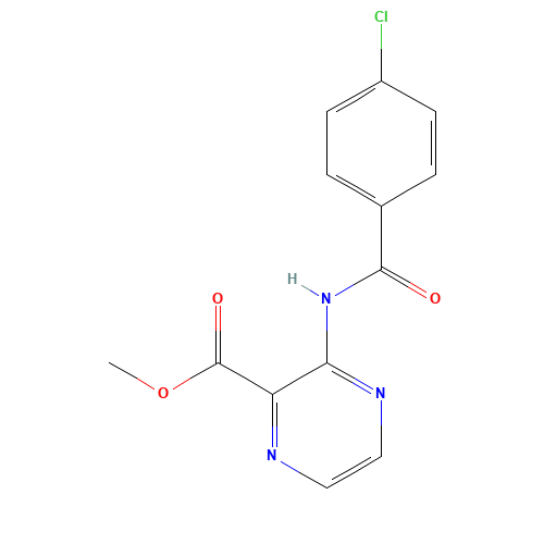 methyl 3-[(4-chlorobenzoyl)amino]pyrazine-2-carboxylate (CAS: 92044-73-0) - Related Chemical Product