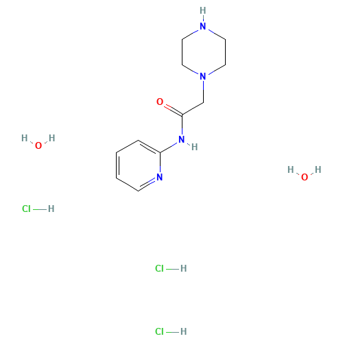 2-piperazin-1-yl-N-pyridin-2-ylacetamide;dihydrate;trihydrochloride (CAS: 496808-07-2) - Related Chemical Product