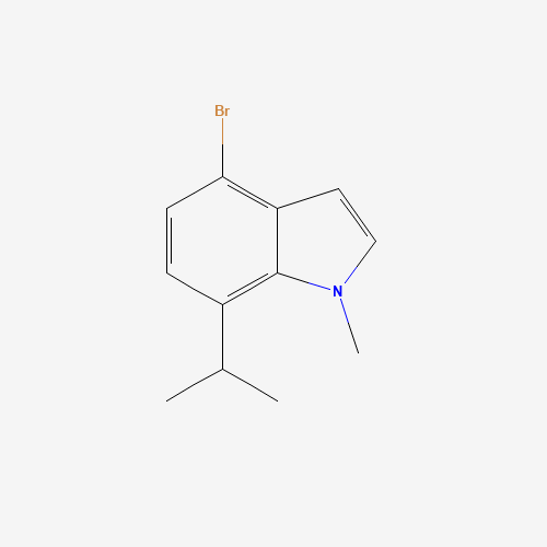 4-bromo-1-methyl-7-propan-2-ylindole (CAS: 1219741-46-4) - Related Chemical Product