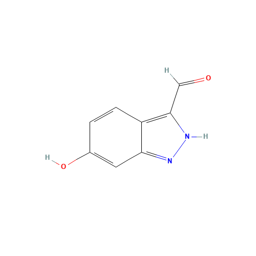 6-oxo-1,2-dihydroindazole-3-carbaldehyde (CAS: 885520-11-6) - Chemical Structure and Molecular Formula 
