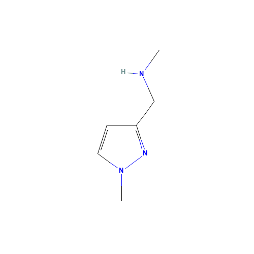 N-methyl-1-(1-methylpyrazol-3-yl)methanamine (CAS: 871825-57-9) - Related Chemical Product