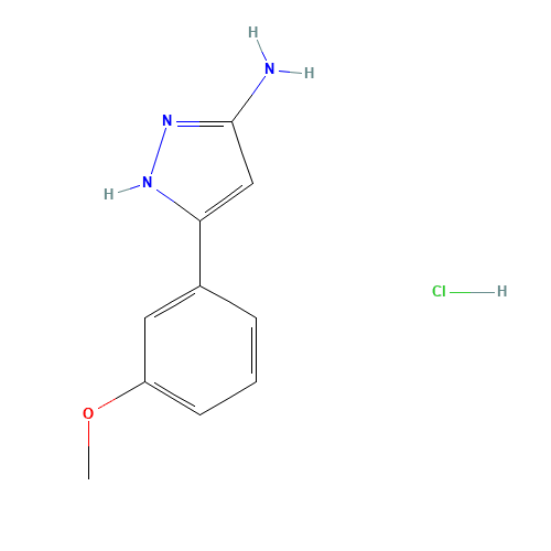 5-(3-methoxyphenyl)-1H-pyrazol-3-amine;hydrochloride (CAS: 1025447-42-0) - Related Chemical Product