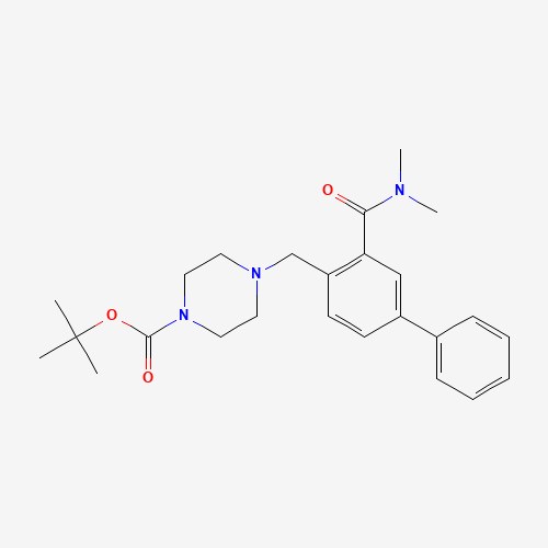 tert-butyl 4-[[2-(dimethylcarbamoyl)-4-phenylphenyl]methyl]piperazine-1-carboxylate (CAS: 1446819-60-8) - Related Chemical Product