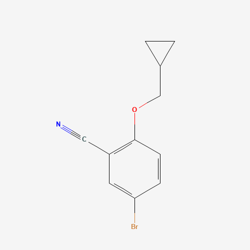 5-bromo-2-(cyclopropylmethoxy)benzonitrile (CAS: 876938-68-0) - Related Chemical Product