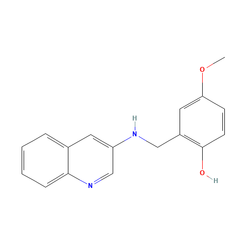 4-methoxy-2-[(quinolin-3-ylamino)methyl]phenol (CAS: 87315-26-2) - Related Chemical Product