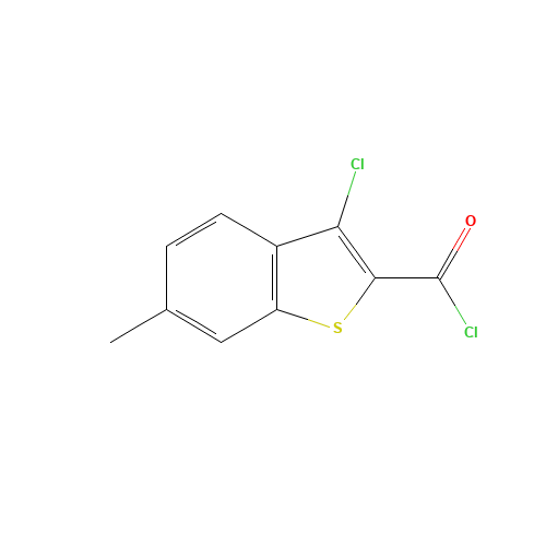 3-chloro-6-methyl-1-benzothiophene-2-carbonyl chloride (CAS: 34576-87-9) - Related Chemical Product