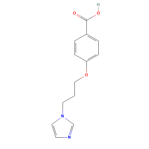 4-(3-imidazol-1-ylpropoxy)benzoic acid (CAS: 75912-95-7) - Related Chemical Product