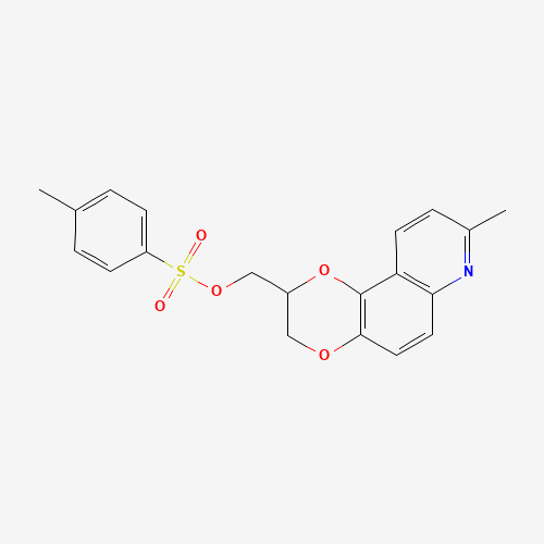 (8-methyl-2,3-dihydro-[1,4]dioxino[2,3-f]quinolin-2-yl)methyl 4-methylbenzenesulfonate (CAS: 475682-51-0) - Related Chemical Product