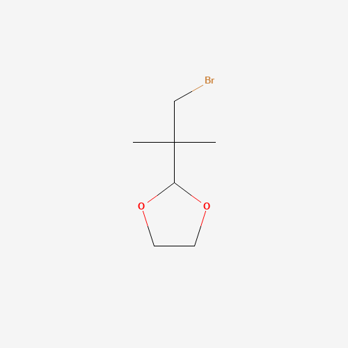 2-(1-bromo-2-methylpropan-2-yl)-1,3-dioxolane (CAS: 868613-18-7) - Related Chemical Product