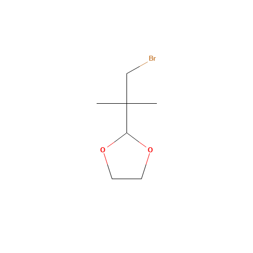 2-(1-bromo-2-methylpropan-2-yl)-1,3-dioxolane (CAS: 868613-18-7) - Related Chemical Product
