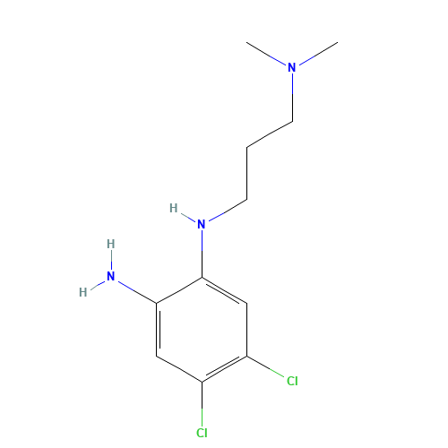 4,5-dichloro-2-N-[3-(dimethylamino)propyl]benzene-1,2-diamine (CAS: 91214-86-7) - Related Chemical Product