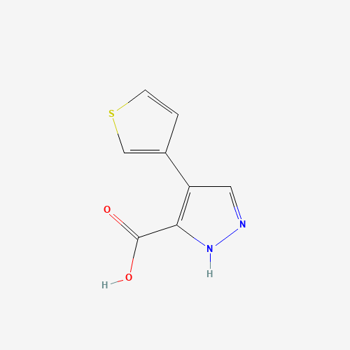 4-thiophen-3-yl-1H-pyrazole-5-carboxylic acid (CAS: 117784-24-4) - Related Chemical Product