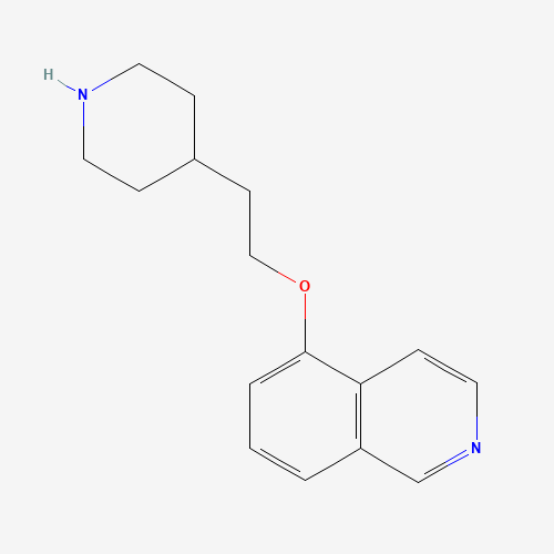 5-(2-piperidin-4-ylethoxy)isoquinoline (CAS: 1430563-89-5) - Chemical Structure and Molecular Formula 