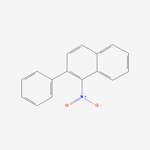 1-nitro-2-phenylnaphthalene (CAS: 74886-75-2) - Chemical Structure and Molecular Formula 