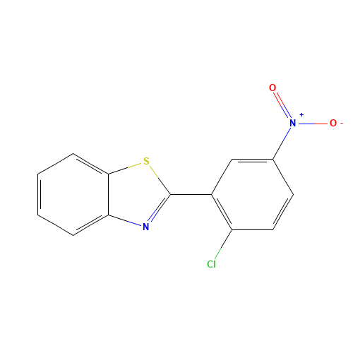2-(2-chloro-5-nitrophenyl)-1,3-benzothiazole (CAS: 54255-68-4) - Related Chemical Product