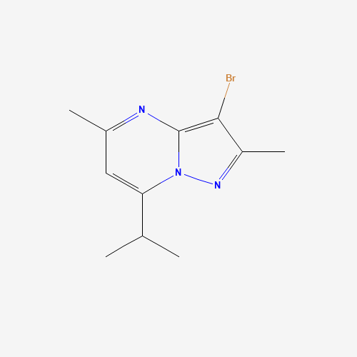 3-bromo-2,5-dimethyl-7-propan-2-ylpyrazolo[1,5-a]pyrimidine (CAS: 1263282-81-0) - Related Chemical Product
