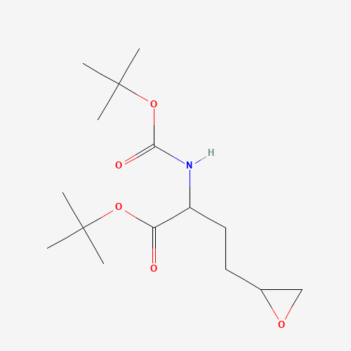tert-butyl 2-[(2-methylpropan-2-yl)oxycarbonylamino]-4-(oxiran-2-yl)butanoate (CAS: 220243-56-1) - Related Chemical Product