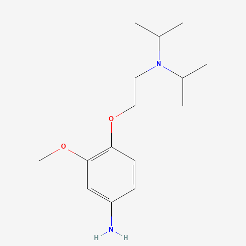 4-[2-[di(propan-2-yl)amino]ethoxy]-3-methoxyaniline (CAS: 219785-42-9) - Related Chemical Product