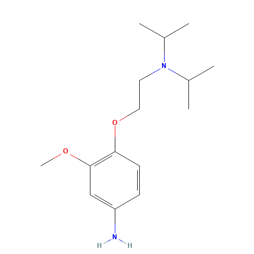 4-[2-[di(propan-2-yl)amino]ethoxy]-3-methoxyaniline (CAS: 219785-42-9) - Related Chemical Product