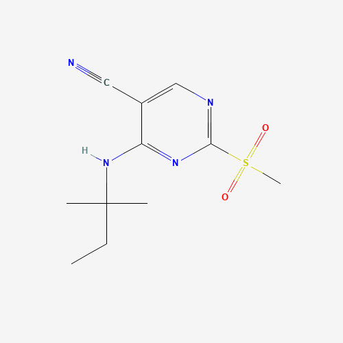 4-(2-methylbutan-2-ylamino)-2-methylsulfonylpyrimidine-5-carbonitrile (CAS: 1403865-17-7) - Related Chemical Product