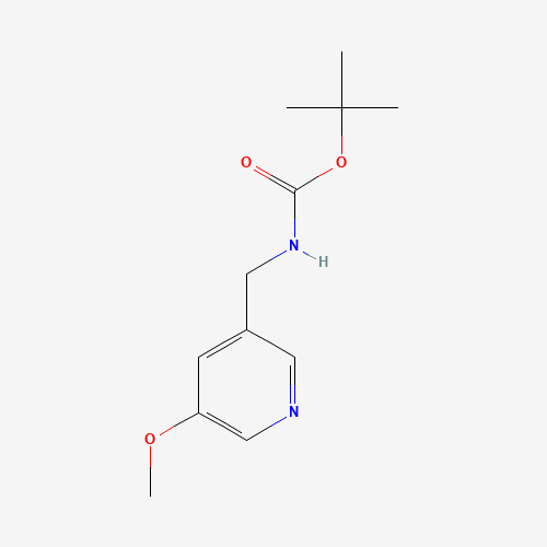 tert-butyl N-[(5-methoxypyridin-3-yl)methyl]carbamate (CAS: 1105675-60-2) - Related Chemical Product