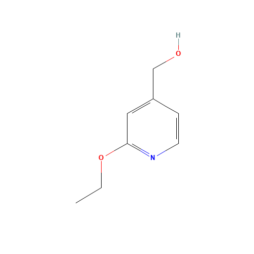 (2-ethoxypyridin-4-yl)methanol (CAS: 153928-58-6) - Chemical Structure and Molecular Formula 